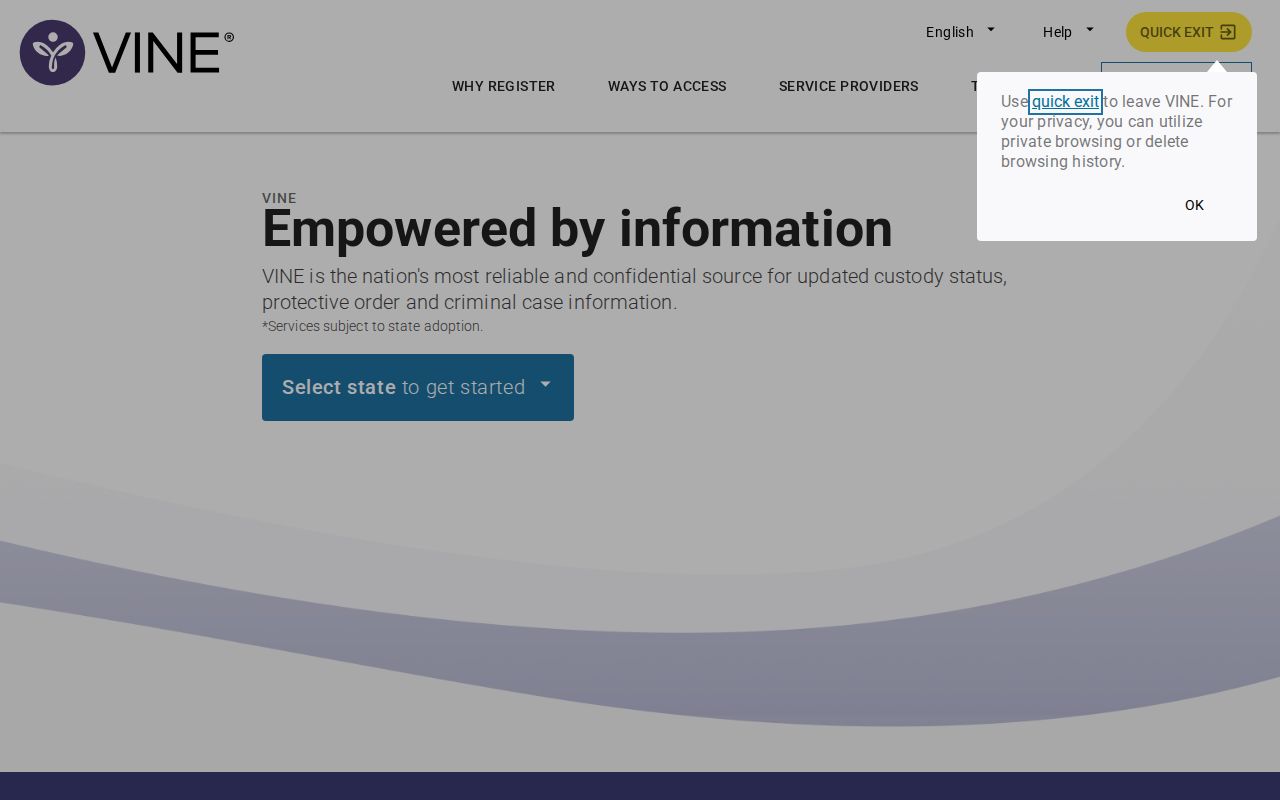 Genesee County arrest custody notification search interface